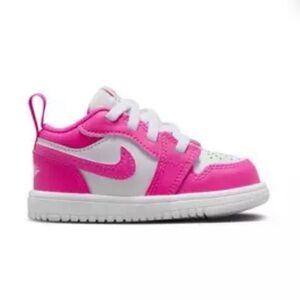 Toddler Jordan 1 Low Alt Fire Pink/Iris Whisper/White Toddler Girls' 8C